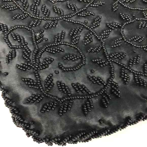 Hand beaded made in Hong Kong evening clutch bag 9"‎ x 8" - Picture 4 of 8